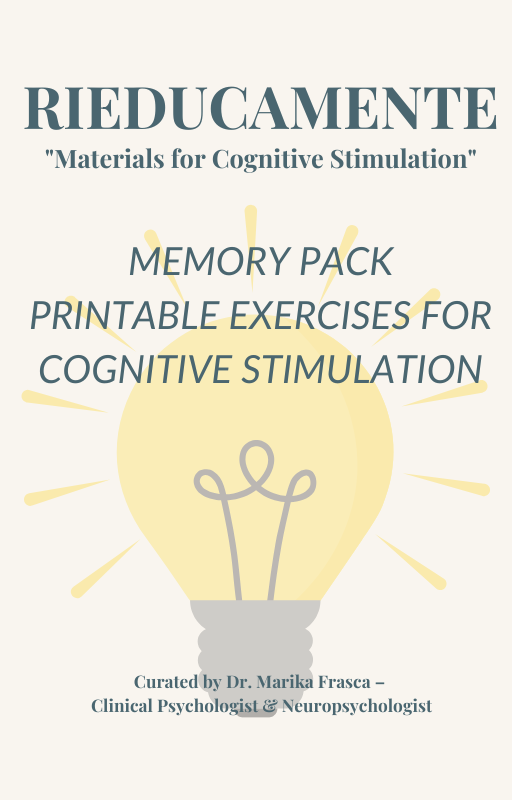 Memory Pack – Printable Cognitive Stimulation Exercises (PDF)